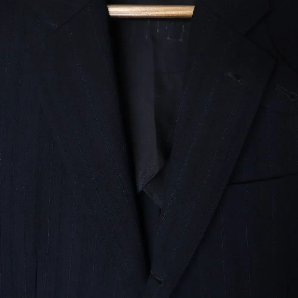 J. Crew Men's 40R Wool Sport Coat Blazer Blue Unstructured Half Lined SAMPLE